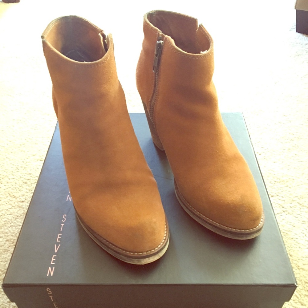 Tan Steve Madden Booties